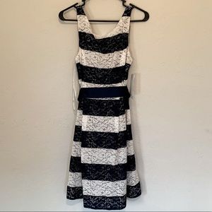 NWT Navy and White Size 6 Dress